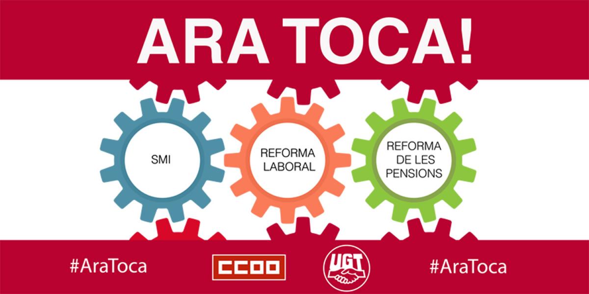 Mobilitzacions per laugment de lSMI, la derogaci de la reforma laboral i la de pensions de 2013.