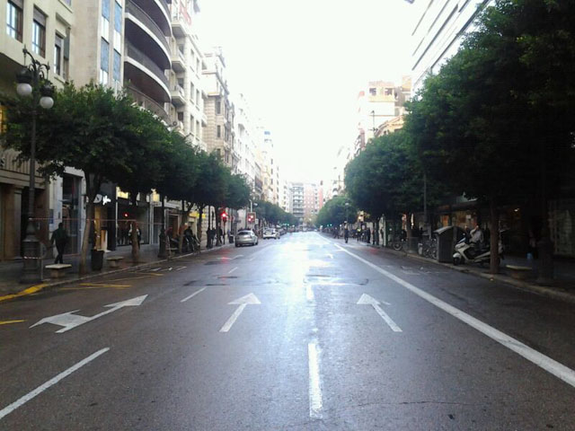 Calle Coln de Valencia.