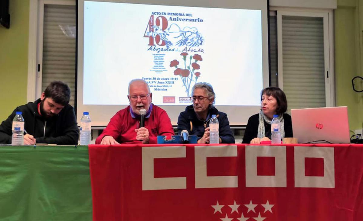 Homenaje a los Abogados de Atocha en Mstoles