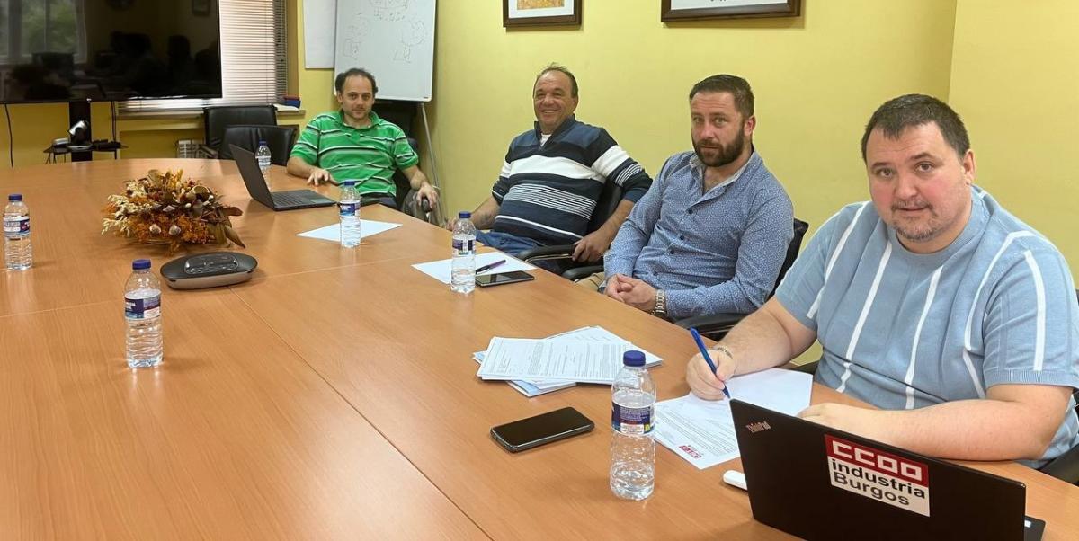 Representantes de CCOO en la mesa negociadora del convenio