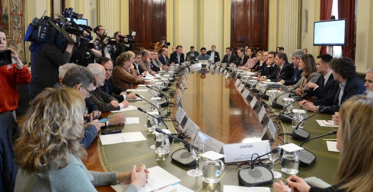 El responsable del sector agrario de CCOO en la reunin del Observatorio de la Cadena Alimentaria