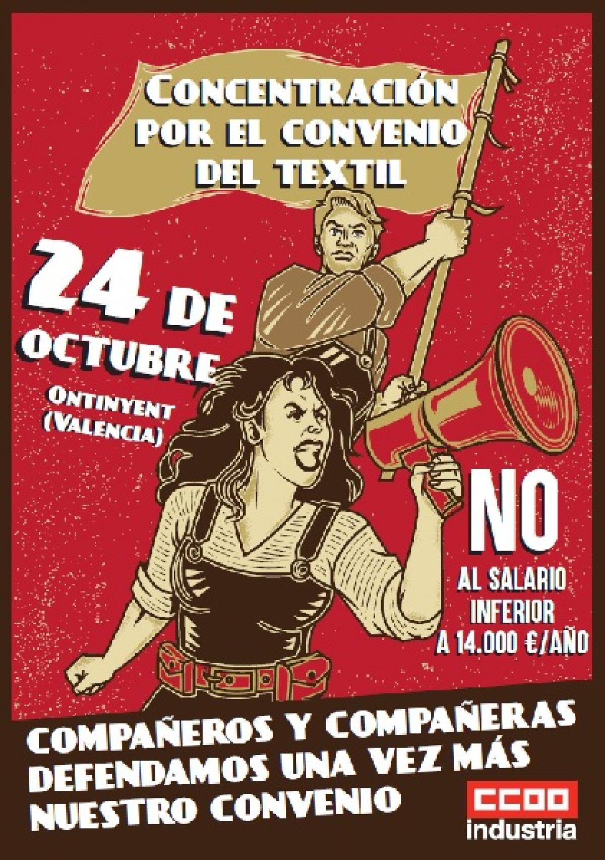 Concentracin en Ontinyent el 24 de octubre