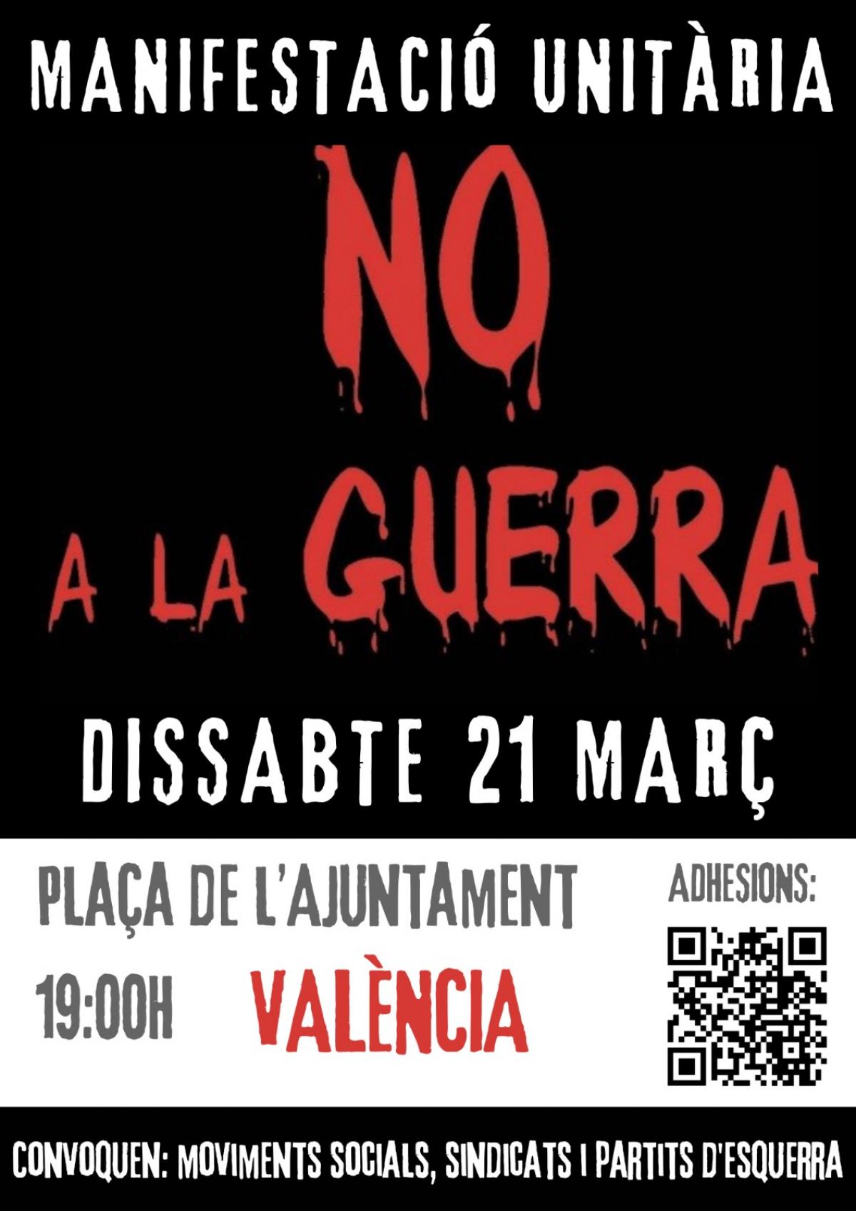 Cartell No a la guerra