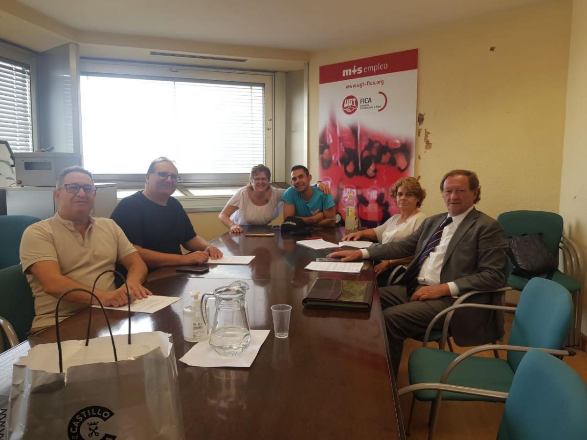 Mesa de negociacin del convenio de turrones y mazapanes