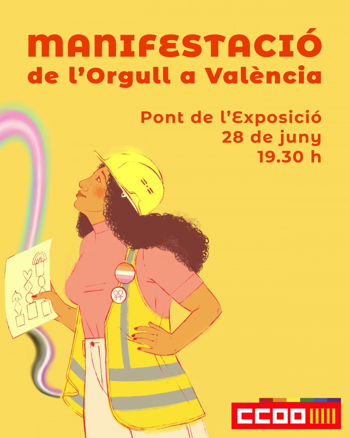 Manifestaci de l'Orgull a Valncia.