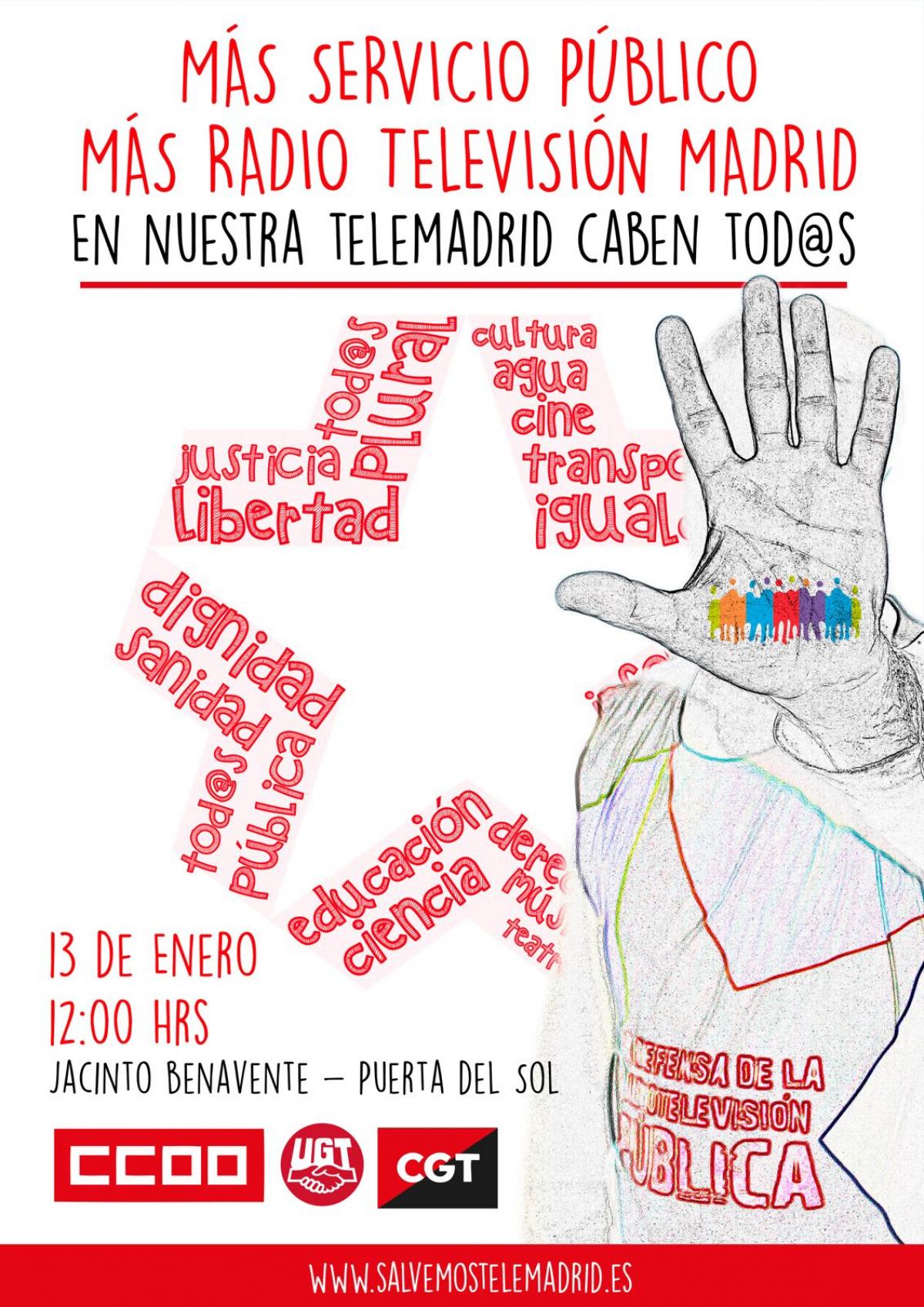 manifestacin Telemadrid
