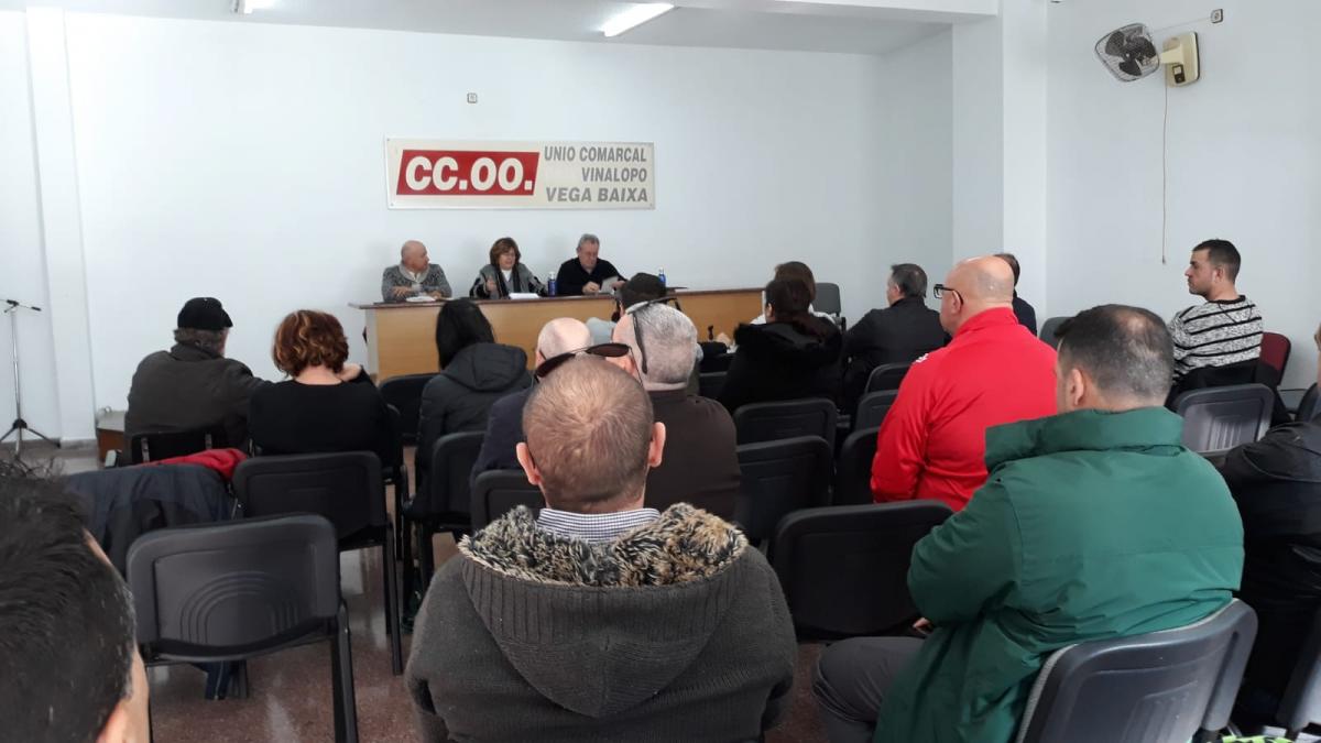 Assemblea FSC CCOO Vinalop-Vega Baja.