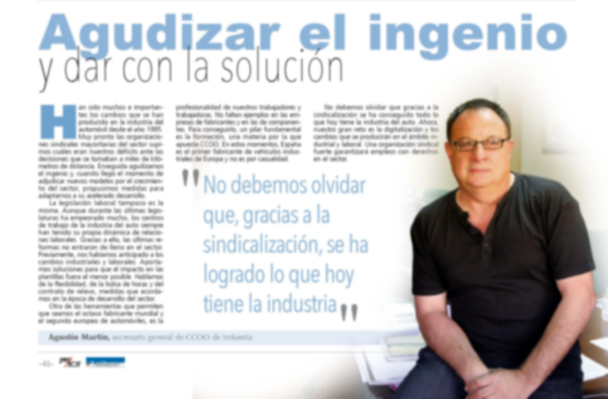 Contribucin de Agustn Martn al aniversario de La Tribuna de Automocin