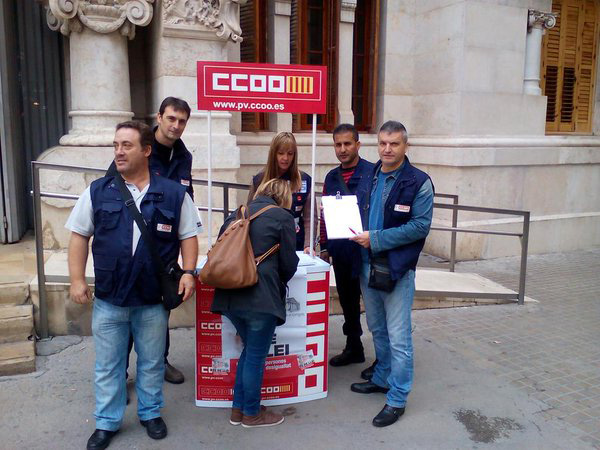 Punto de recogida en el Mercado Central de Valencia