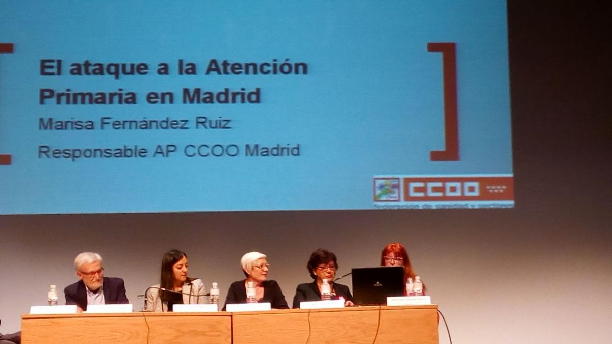 Acto en Legans contra el recorte horario en Atencin Primaria