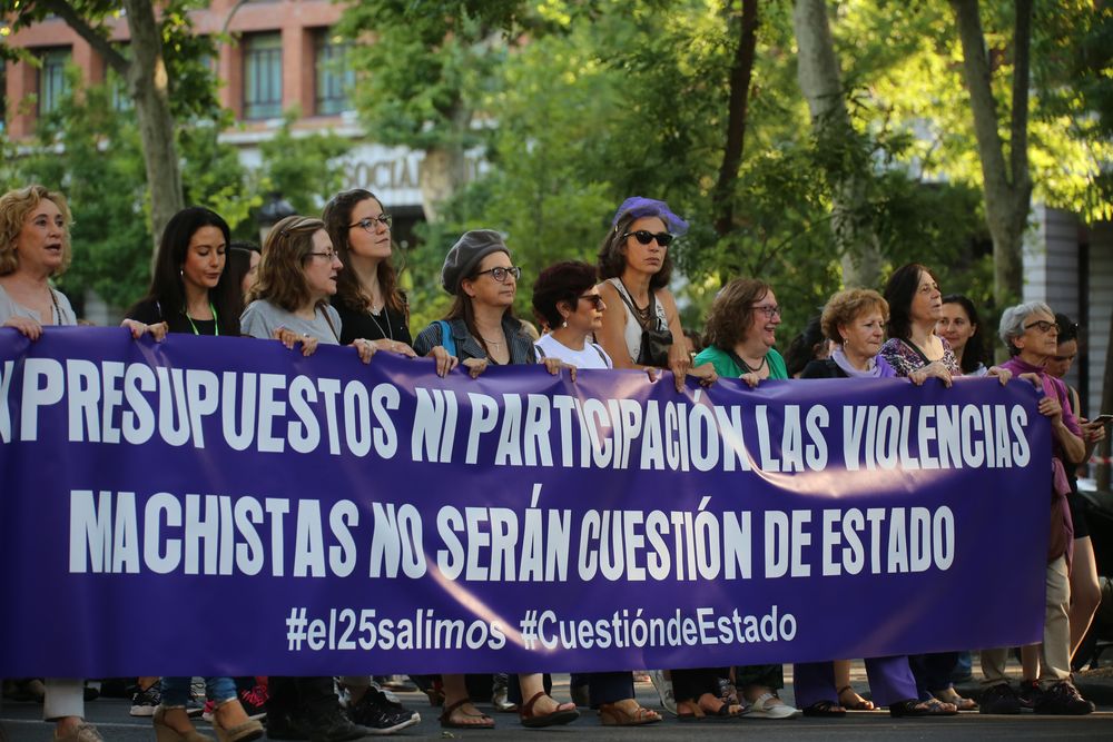 Manifestacin en Madrid contra las Violencias Machistas