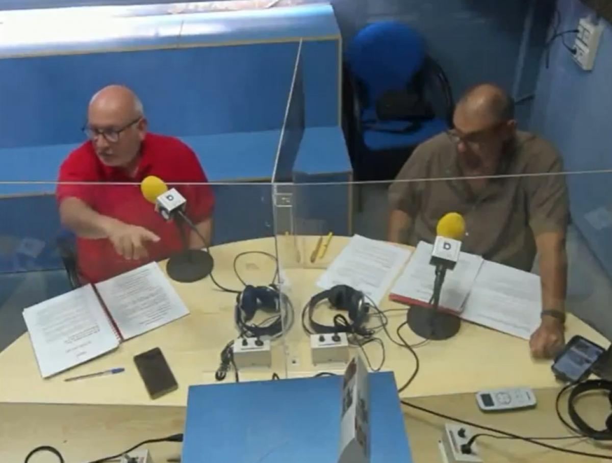 Carlos Xerri y Ricardo Almuni, en Radio Buñol TV.