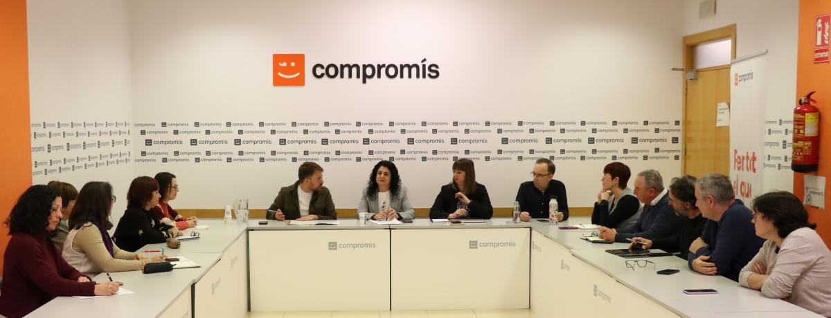 Reunió CCOO PV i Compromís