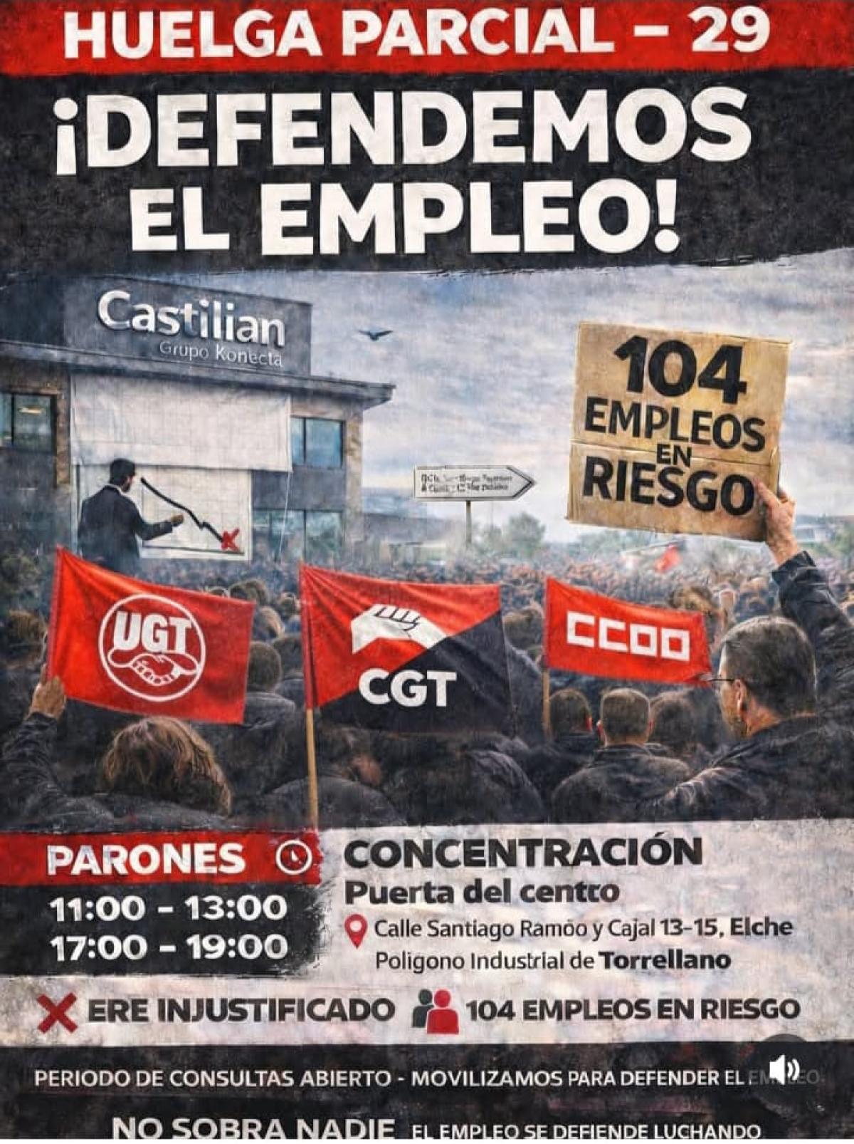 Cartel movilizaciones