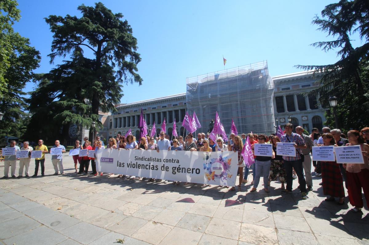 Concentracin contra la violencia machista