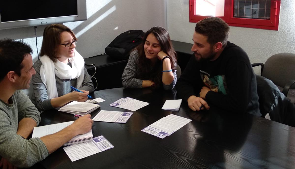 Sala de reuniones de CCOO PV