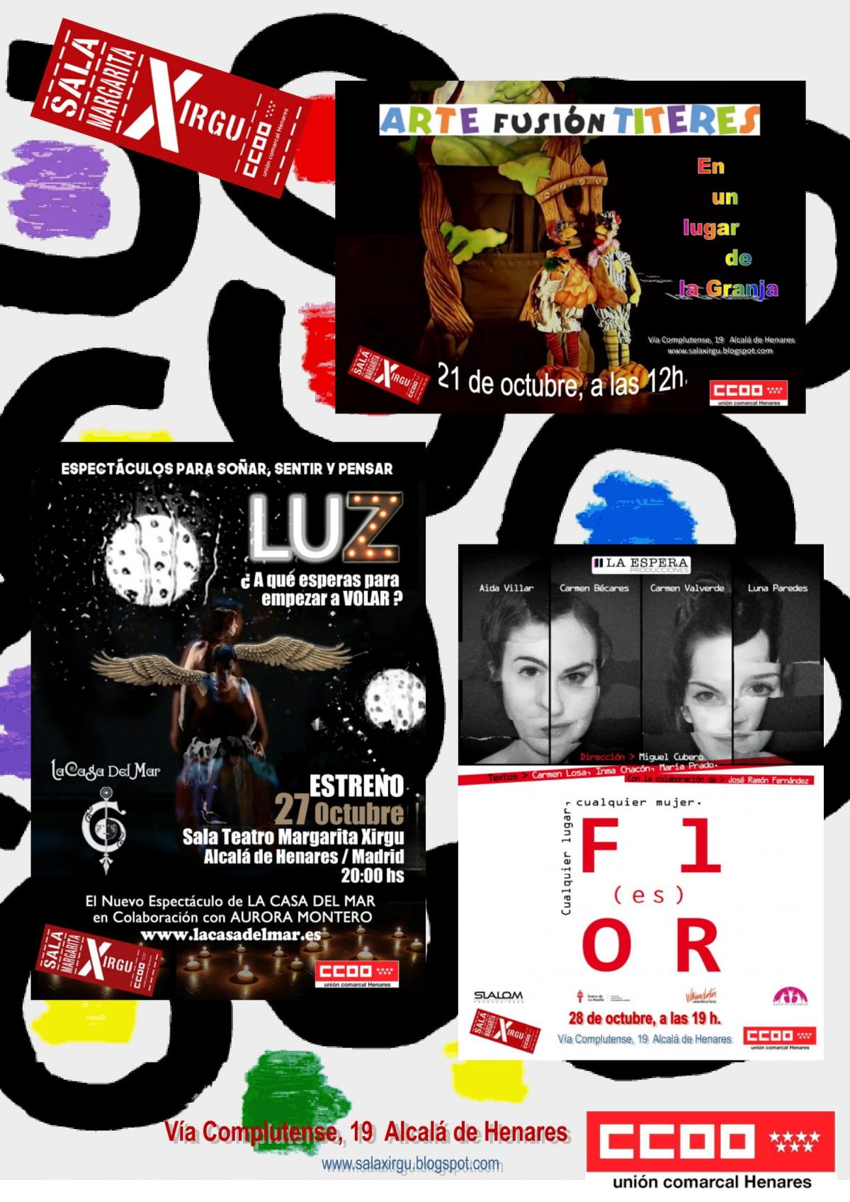Programacin Octubre Sala Margarita Xirgu