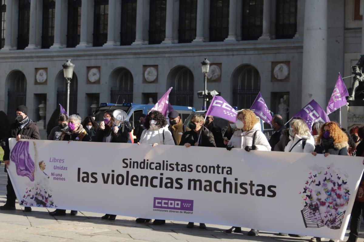 Concentracin contra la violencia machista (26-1-2022)