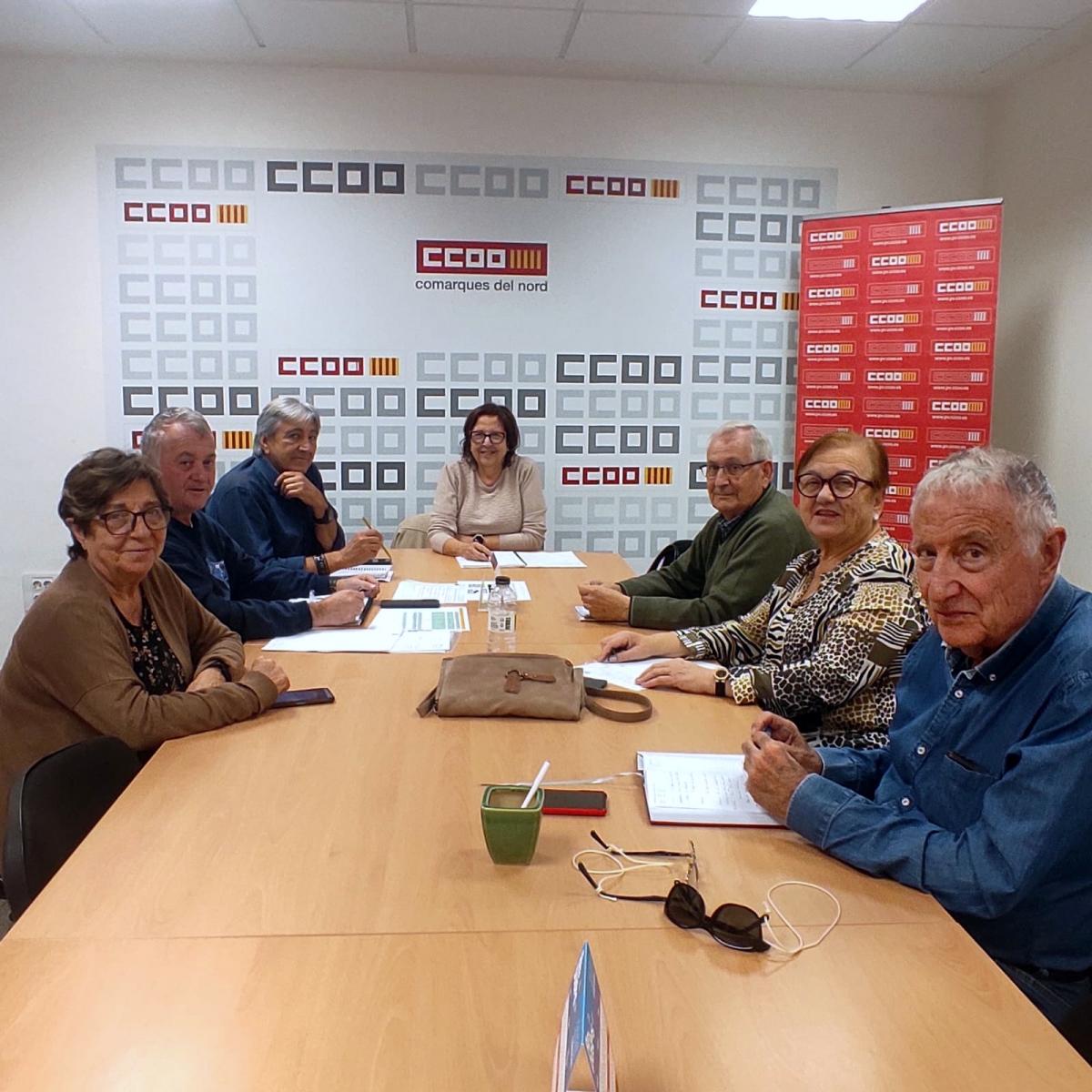 Reunión de la Comisión Ejecutiva de Pensionistes Comarques del Nord