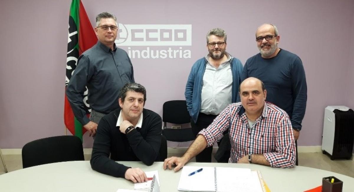 La reunin se celebr en la sede de CCOO de Industria de Euskadi en Bilbao