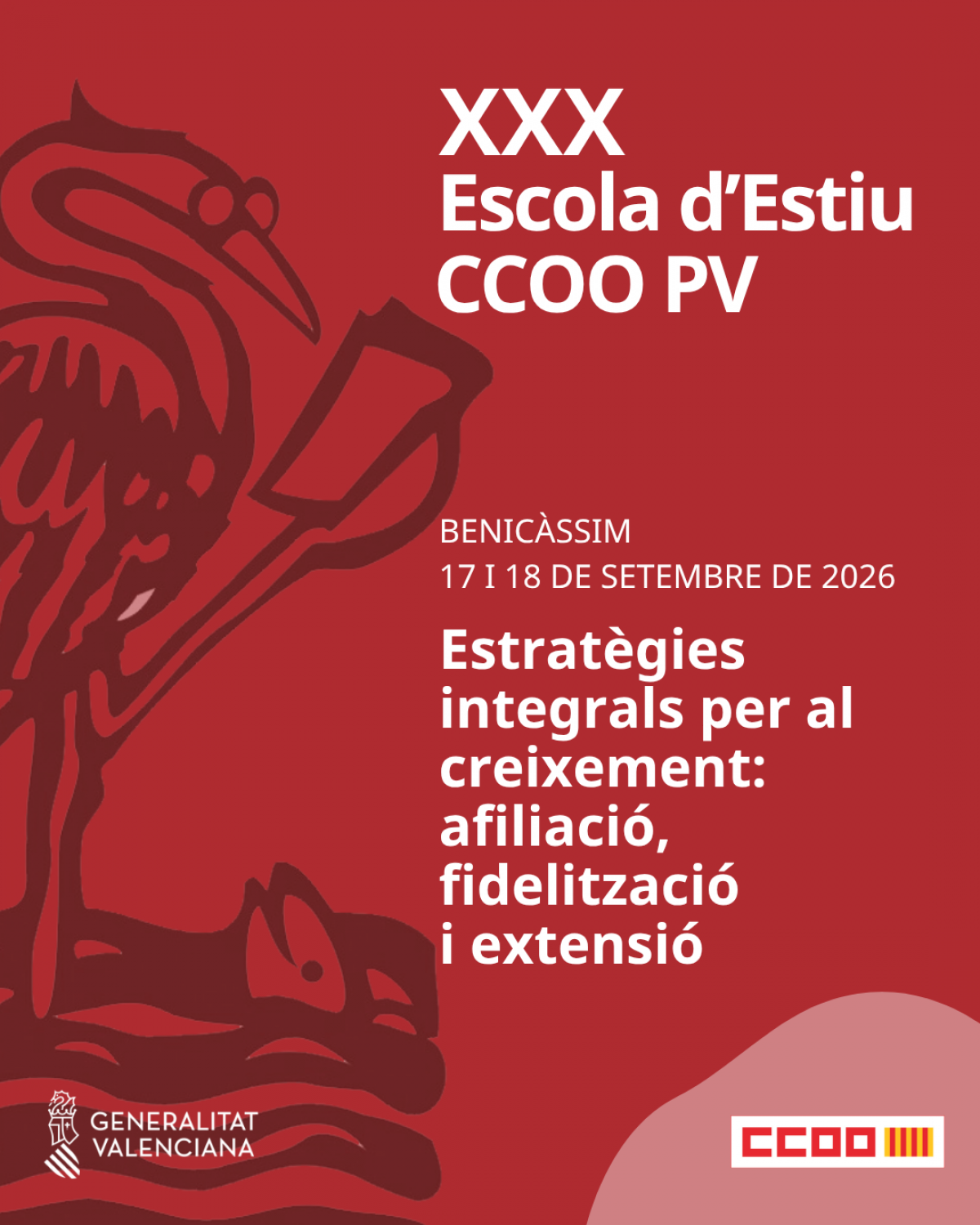 XXX Escola d'Estiu de CCOO PV 2026