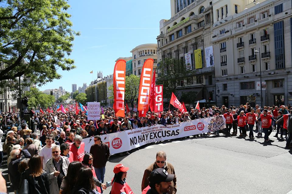 Manifestacin del 1 de Mayo en Madrid