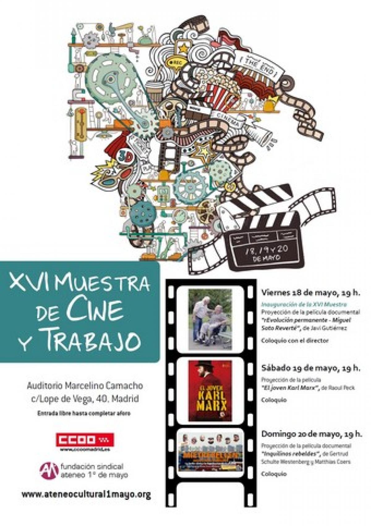 Cartel 16 Muestra Cine y Trabajo