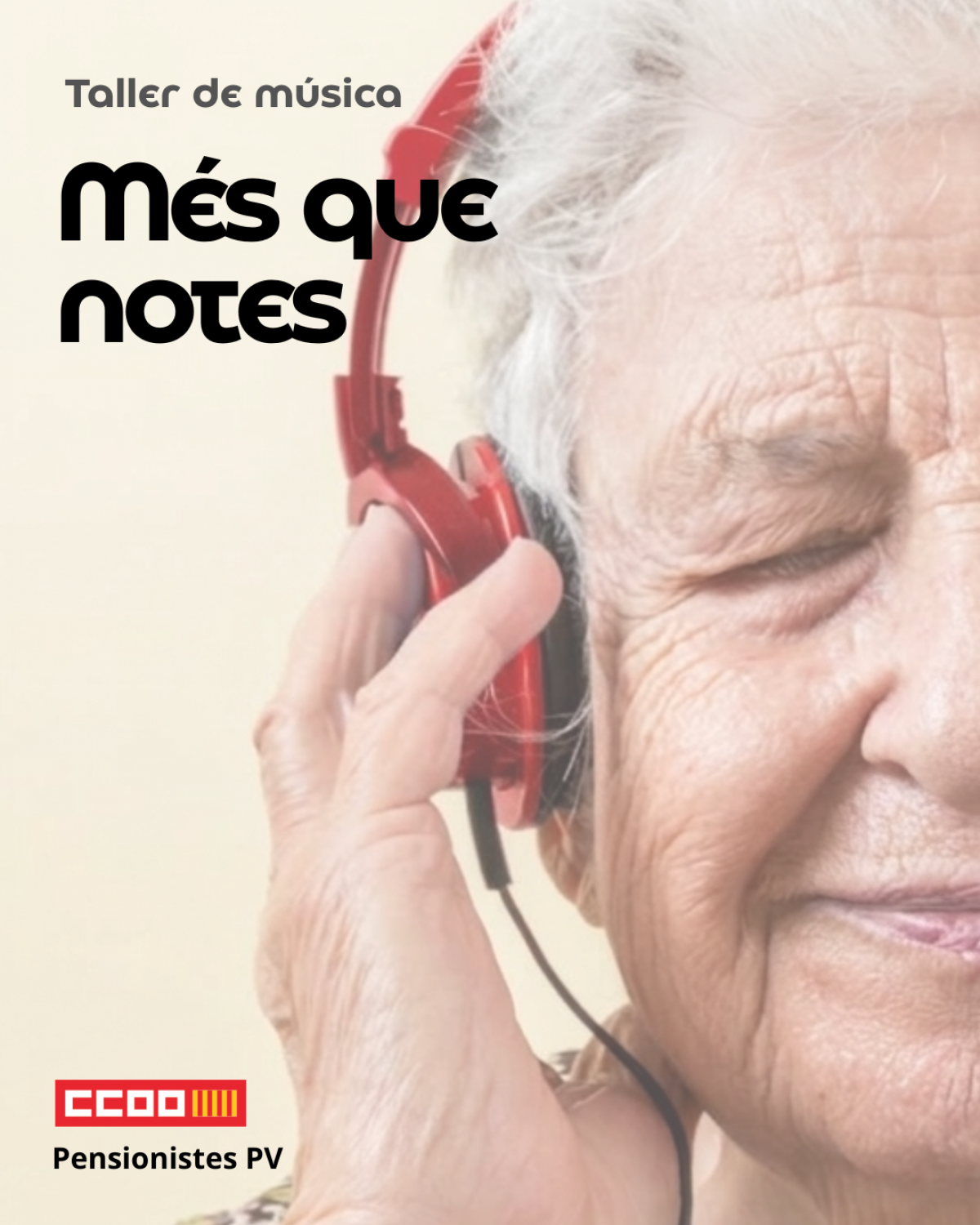 Taller de música organitzat per la Federació de Pensionistes de CCOO PV
