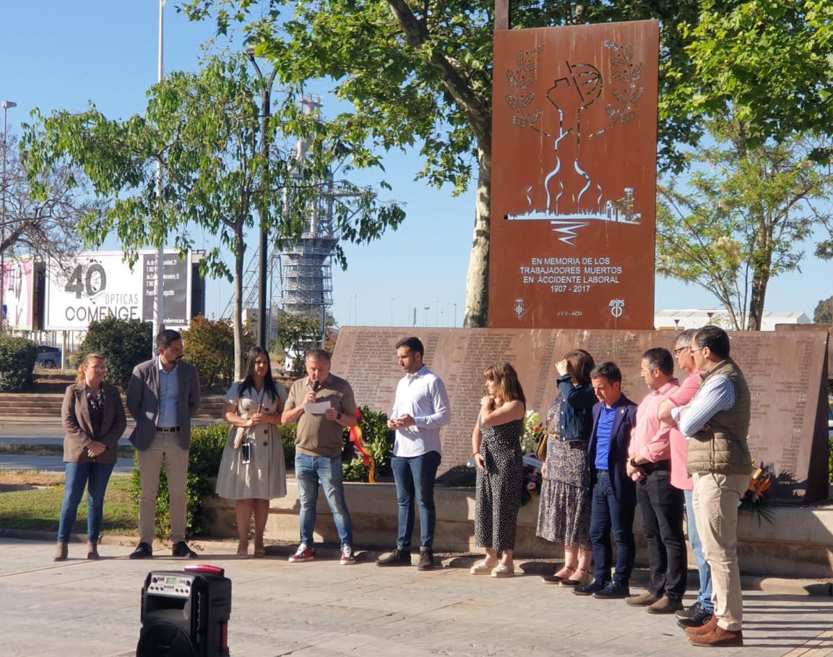 Intervencin de Sergio Villalba en el homenaje a las vctimas de la siniestralidad