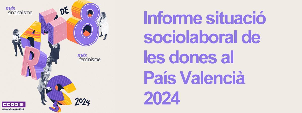 Informe situaci sociolaboral de les dones PV 2024