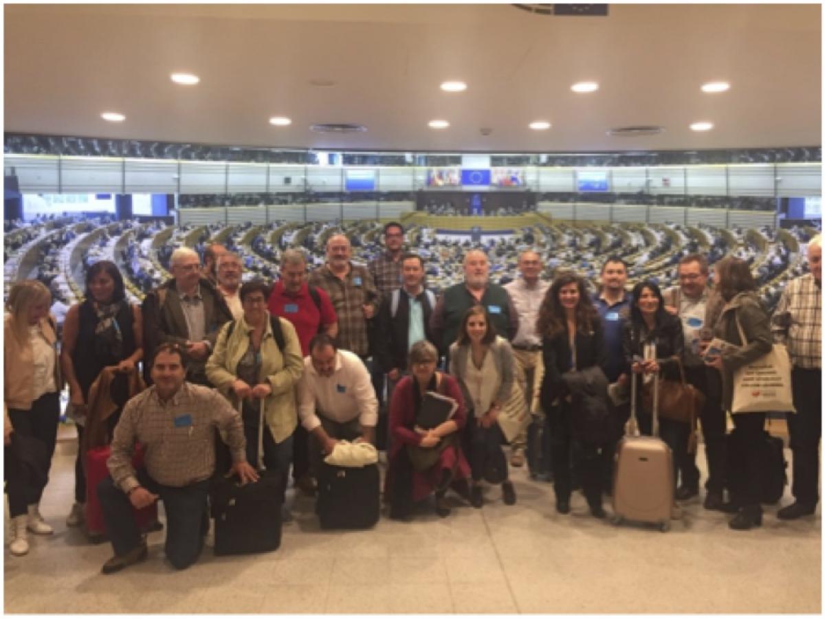 Delegacin de CCOOde  Industria en el Parlamento Europeo