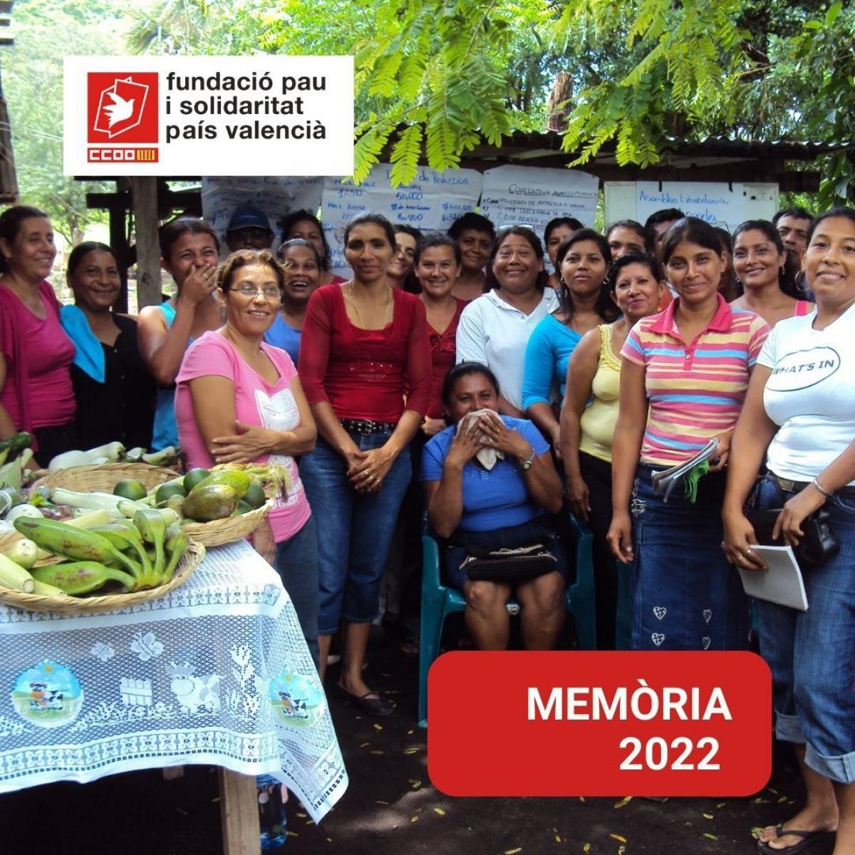 Memria 2022 de la Fundaci Pau i Solidaritat Pas Valenci.