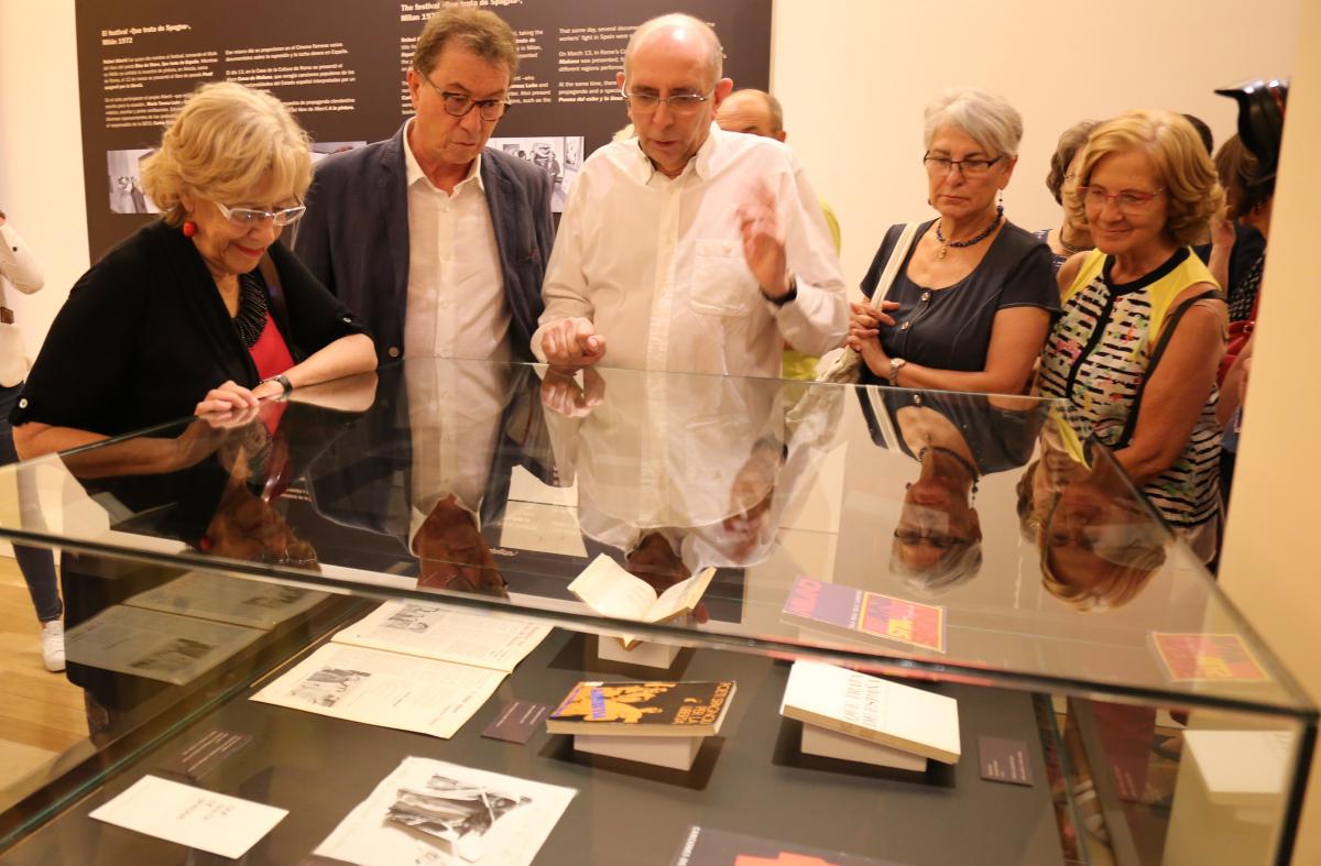Inauguracin de la exposicin, el pasado 9 de junio
