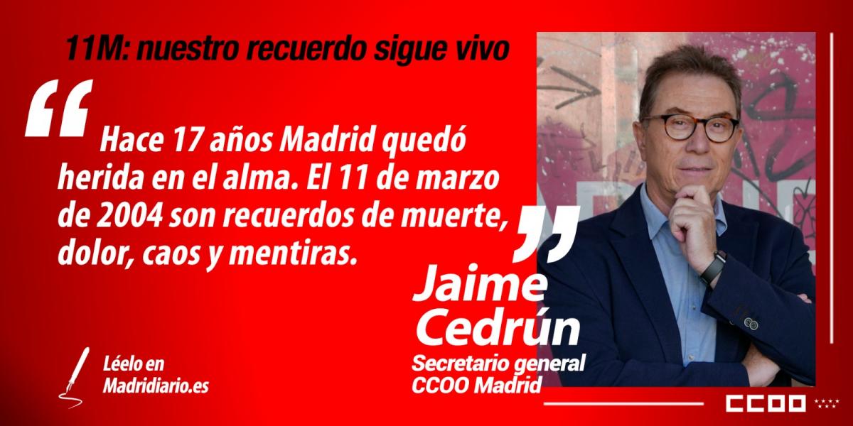 Artculo de Jaime Cedrn del da 11 de marzo de 2021