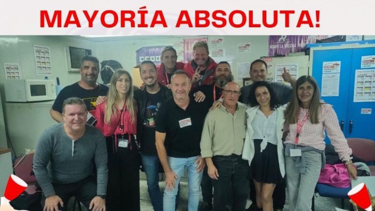 Majoria absoluta en les eleccions sindicals d'Acciona Facility Services en Ford Almussafes.