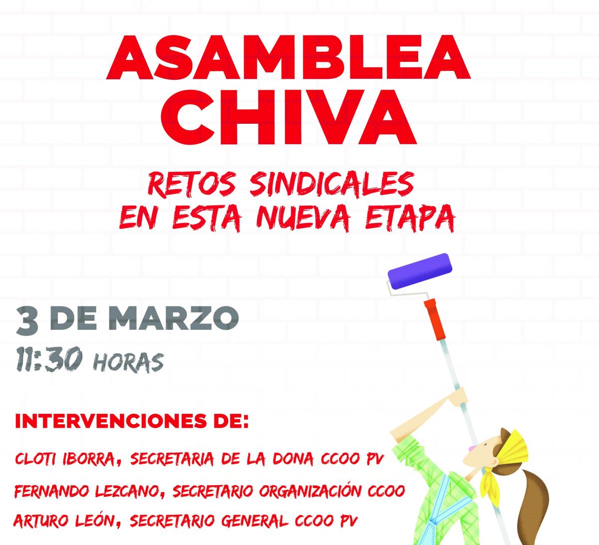 Asamblea en Chiva.