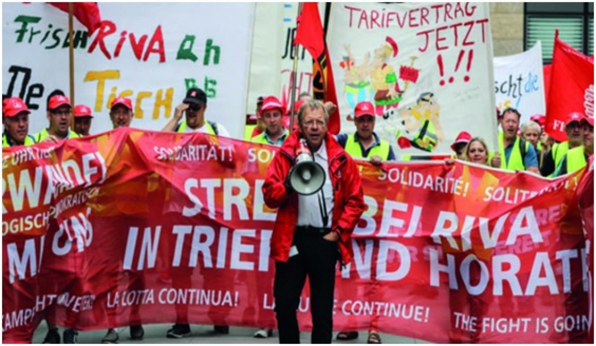 Movilizacin de apoyo a las plantillas del Grupo Riva