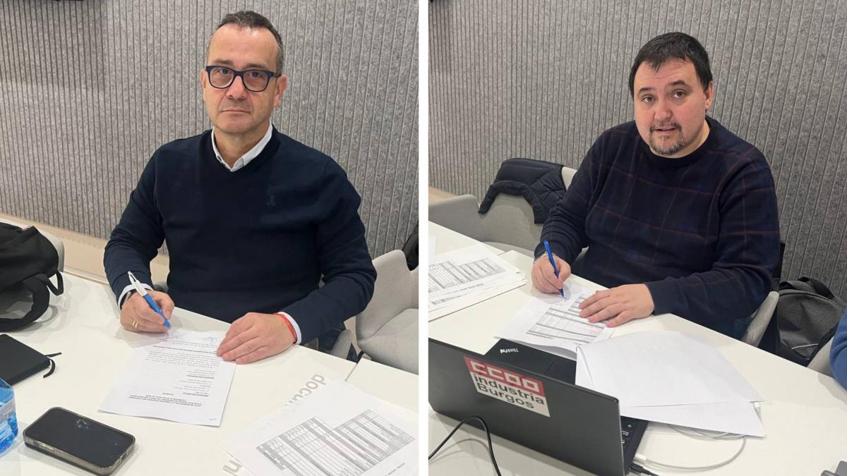 Firmantes de las tablas salariales de la industria lctea en nombre de CCOO