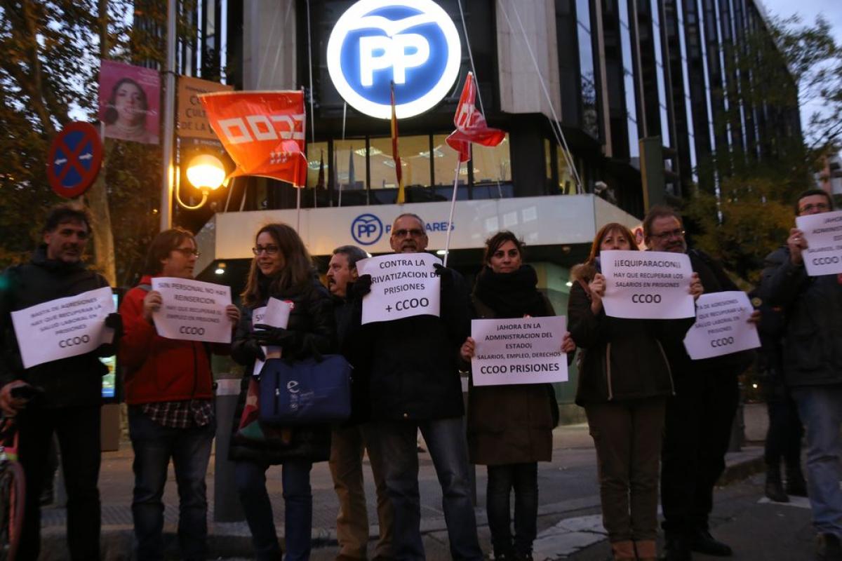 Manifestacin en defensa de las plantillas de la Administracin General del Estado