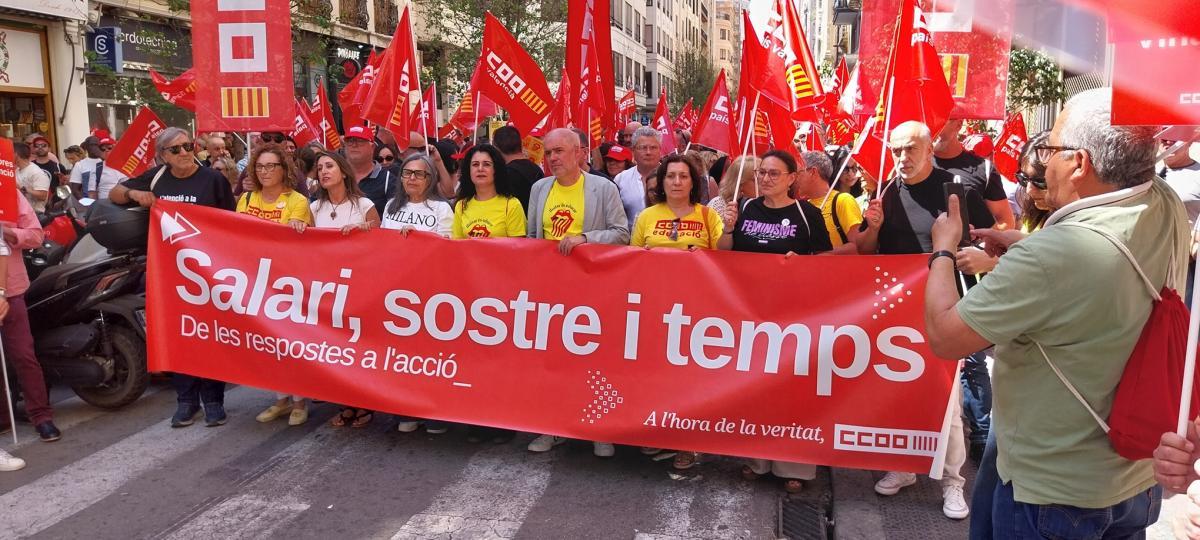 CCOO denuncia la precariedad y la economía sumergida, presentes en el mercado productivo.