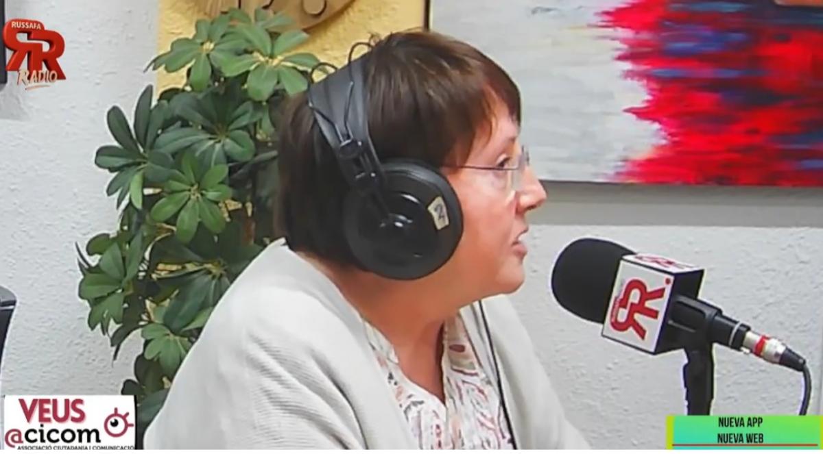 Rosa Ganga en el programa VEUS de Radio Russafa