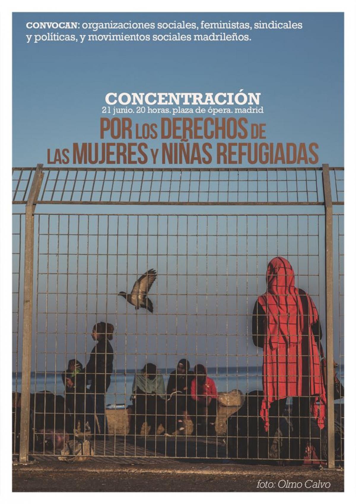 Concentracin por los derechos de las mujeres y nias refugiadas