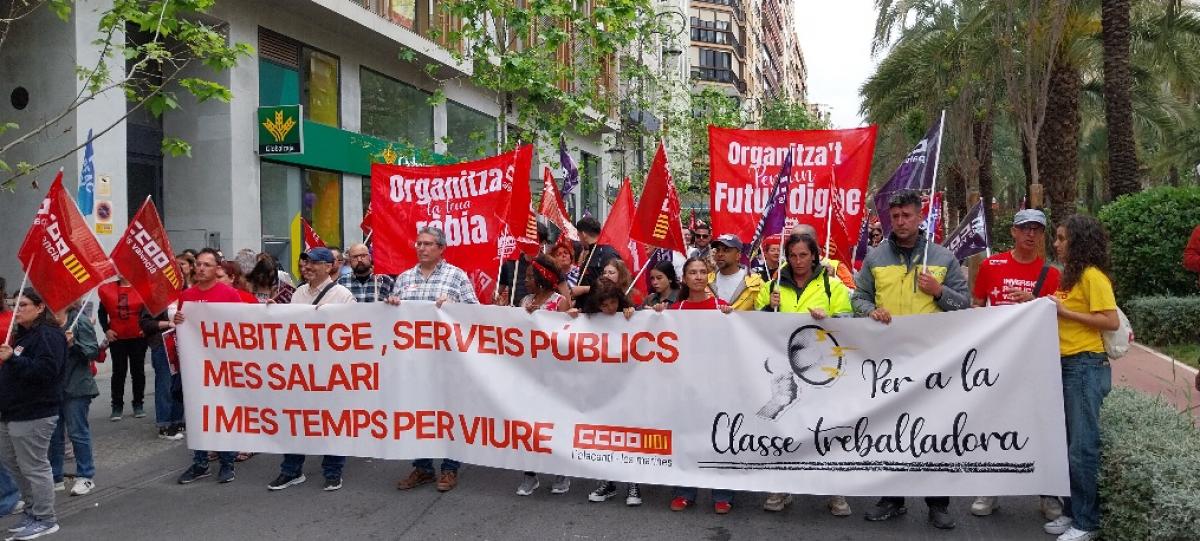 Manifestació Primer de Maig de 2026.