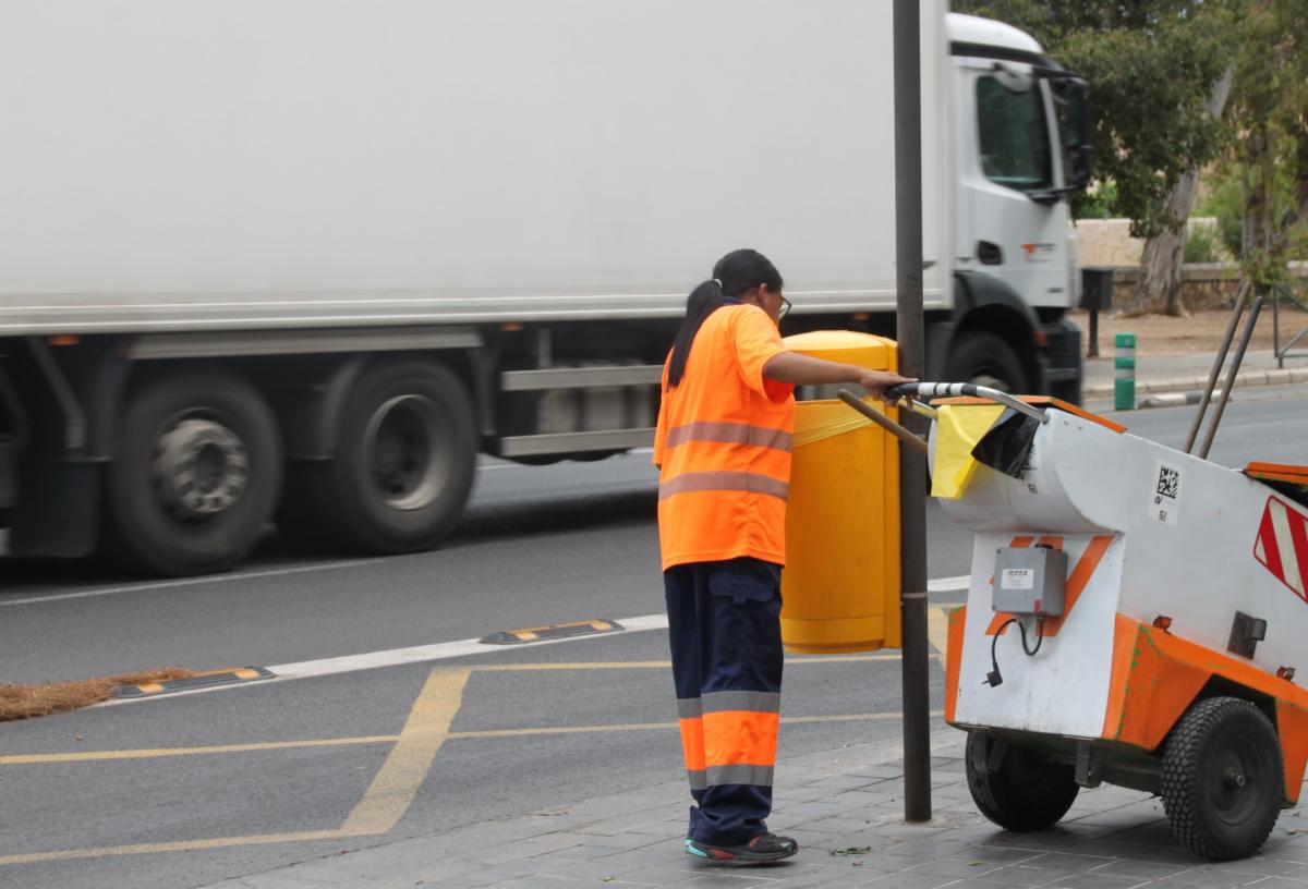 Recollida de residus urbans.