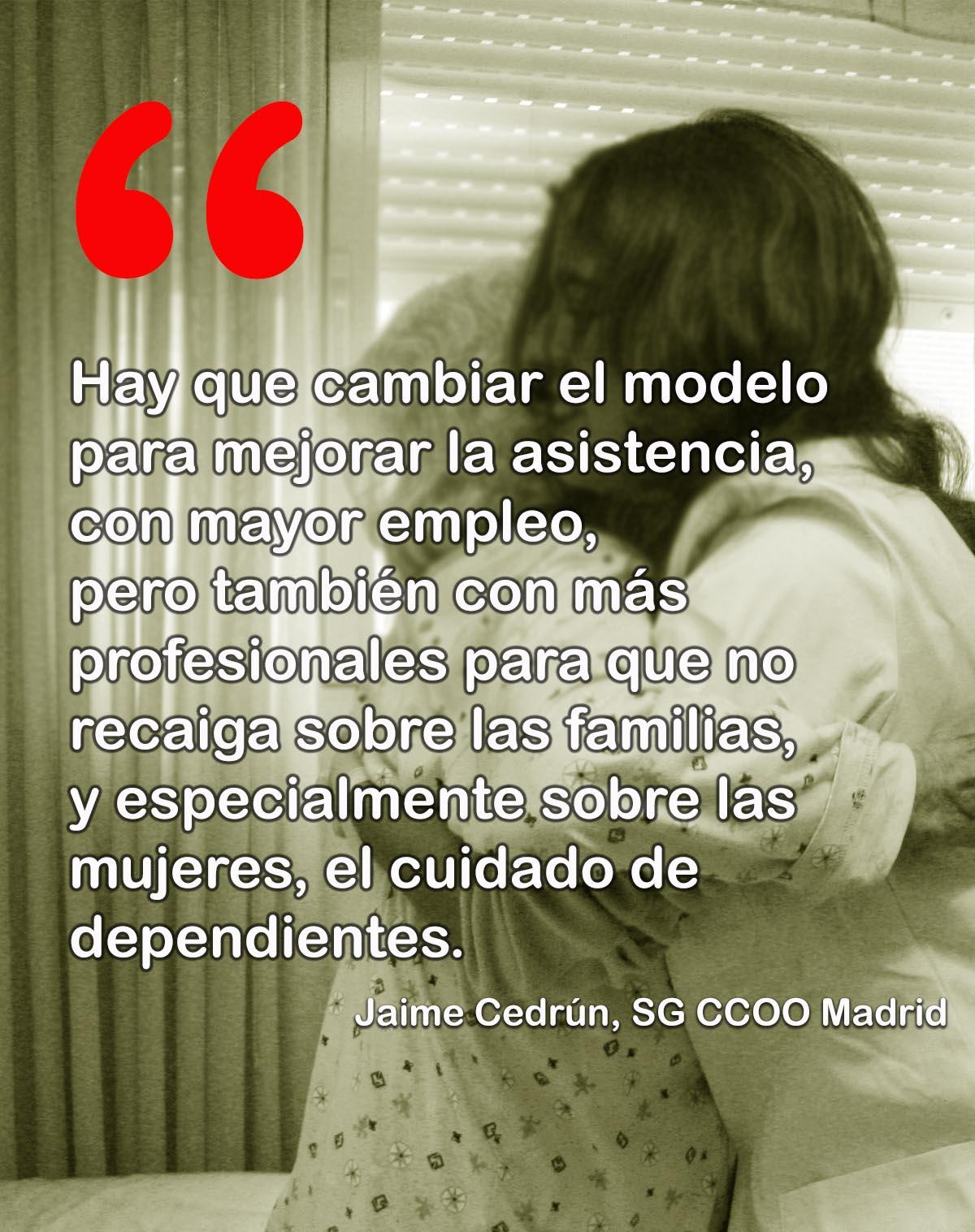 Dependencia en Madrid: urge un cambio de modelo