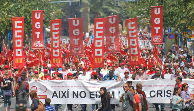 Manifestacin en Alicante