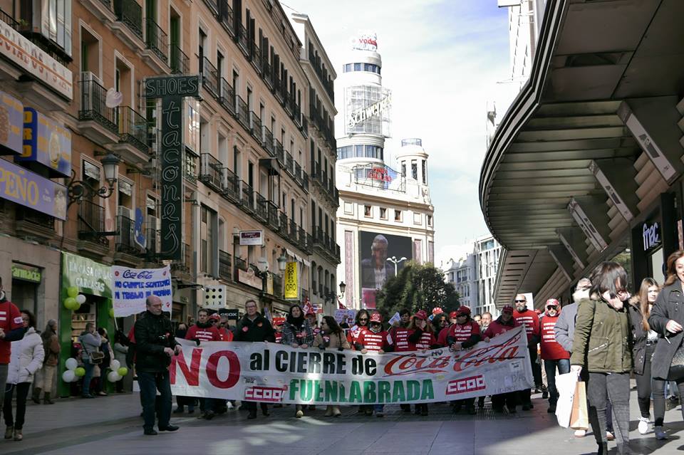Tres aos despus del ERE, la plantilla de Coca Cola en Fuenlabrada sigue venciendo batallas
