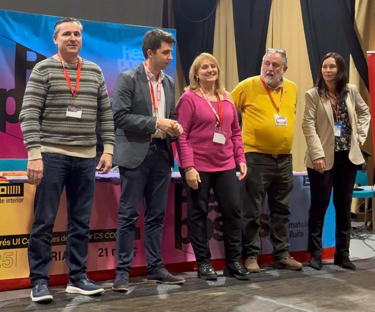 Comissi Executiva resultant del Congrs de CCOO Comarques de linterior