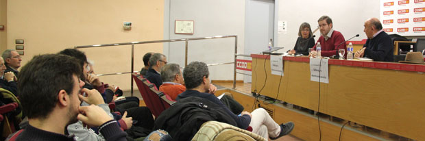 Ignacio Urquizu en el Seminari d'Economia