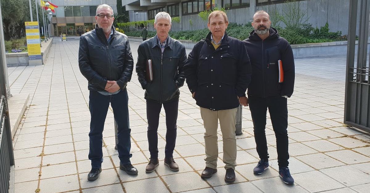 Representantes de CCOO en la comisin de seguimiento del plan del carbn